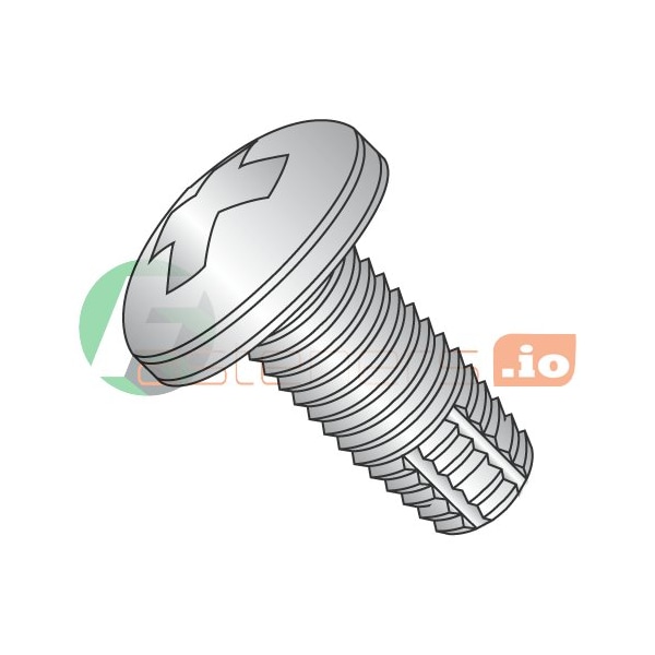 Newport Fasteners Thread Cutting Screw, #10-24 x 5/16 in, Plain Stainless Steel Pan Head Phillips Drive, 5000 PK 240223 - main
